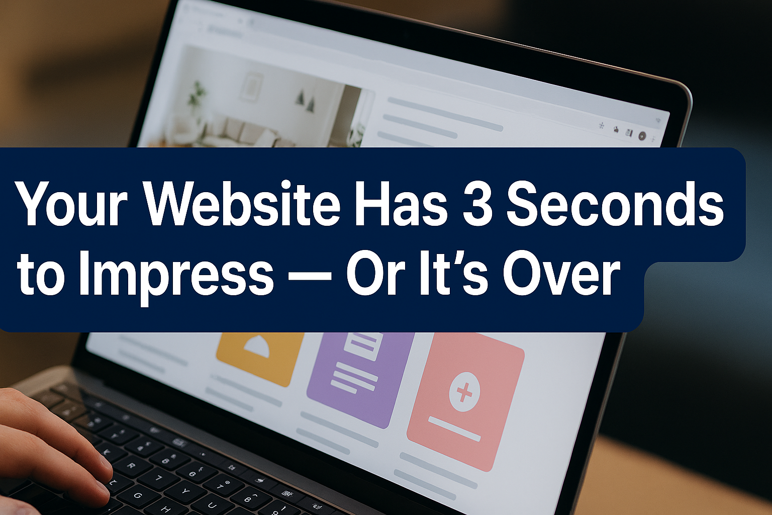 Your Website Has 3 Seconds to Impress — Or It’s Over