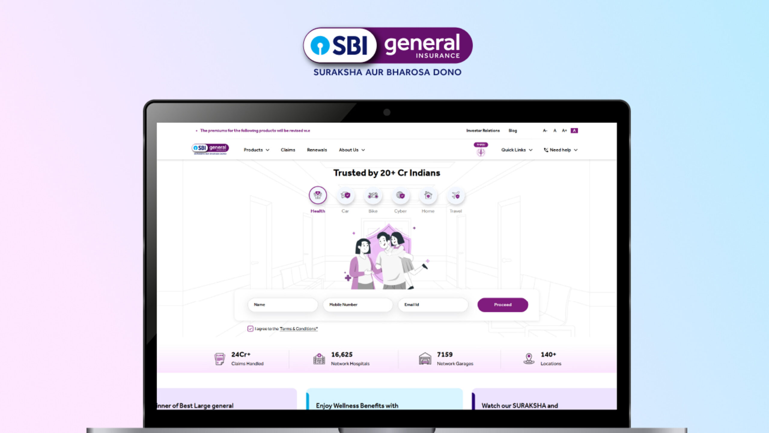 Customer and Channel Portal for SBIG