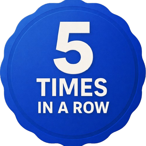 GPTW - 5 times in a row