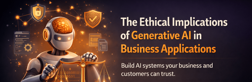 The Ethical Implications of Generative AI in Business Applications