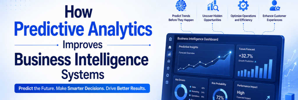 How Predictive Analytics Improves Business Intelligence Systems