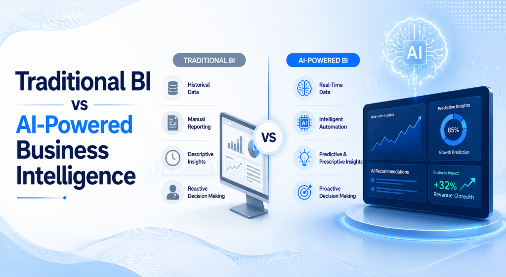 Traditional BI vs AI-Powered Business Intelligence
